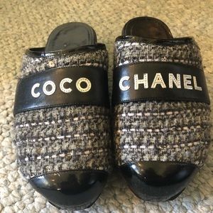 Authentic CHANEL clogs